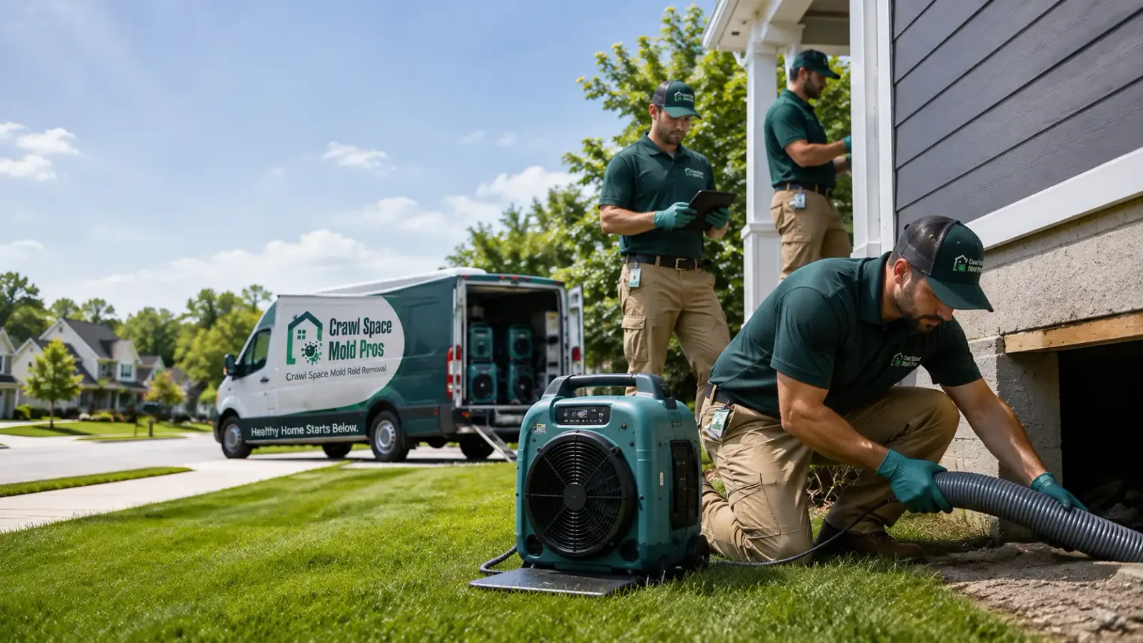 Crawl Space Mold Removal in Hickory, KY